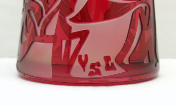 Vase Cristal Val Saint Lambert création Jacqueline Simon – Image 8