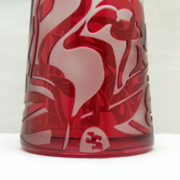 Vase Cristal Val Saint Lambert création Jacqueline Simon – Image 7