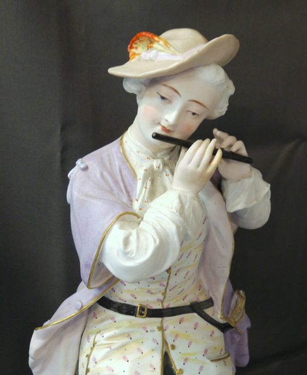 Paire de grands biscuits de porcelaine d'Andenne – Image 12