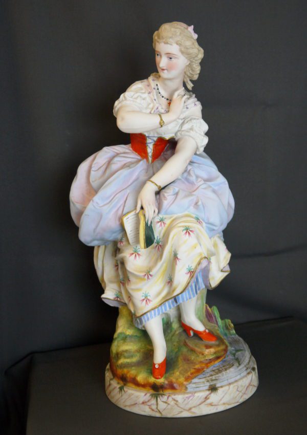 Paire de grands biscuits de porcelaine d'Andenne – Image 10