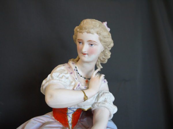 Paire de grands biscuits de porcelaine d'Andenne – Image 9