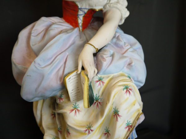 Paire de grands biscuits de porcelaine d'Andenne – Image 8