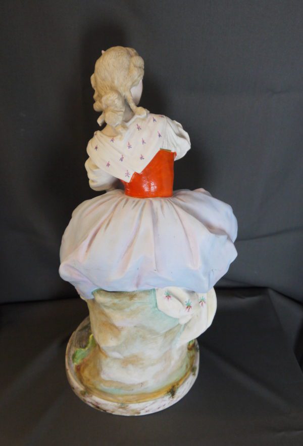 Paire de grands biscuits de porcelaine d'Andenne – Image 5