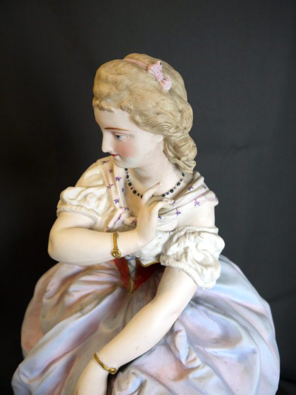 Paire de grands biscuits de porcelaine d'Andenne – Image 4