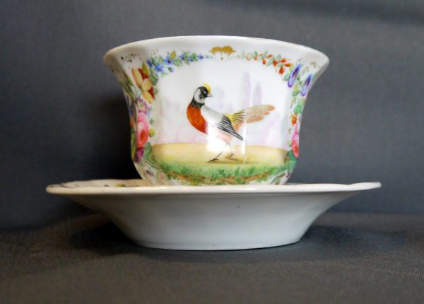 Tasse à chocolat porcelaine de Paris XIXème – Image 2