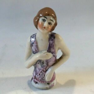 Miniature Buste de poupée - porcelaine
