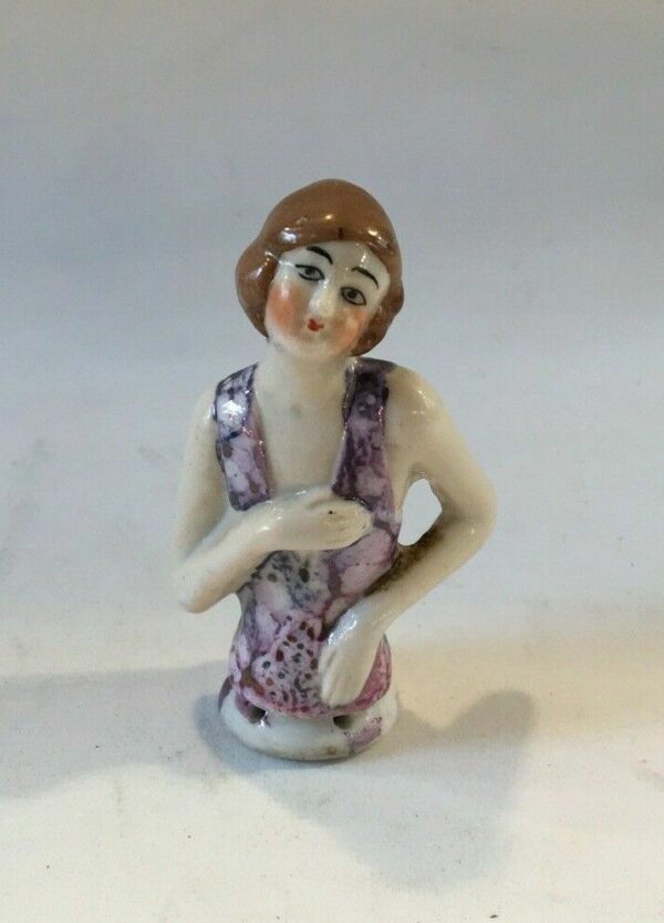 Miniature Buste de poupée - porcelaine