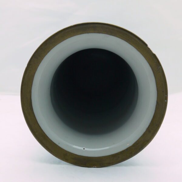 Vase Rouleau Porcelaine de Chine Dynastie Qing fin XIXème – Image 6
