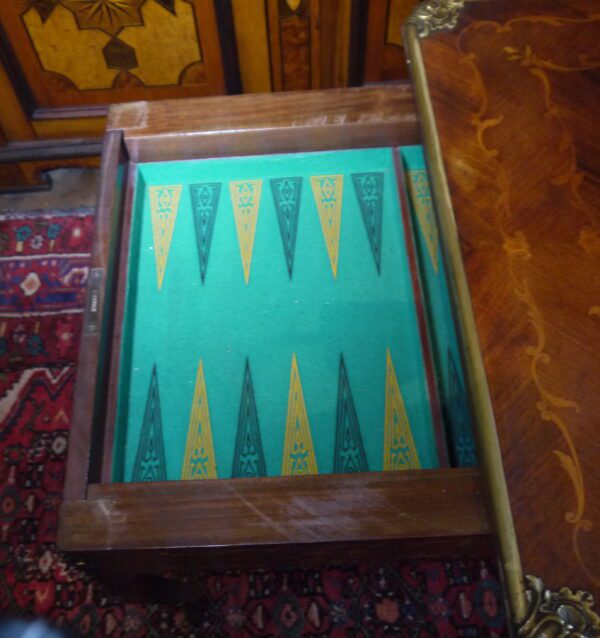 Table à jeux de style Louis XV – Image 7