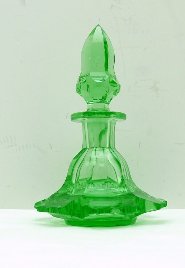 Flacon à parfum en verre urane – Image 2