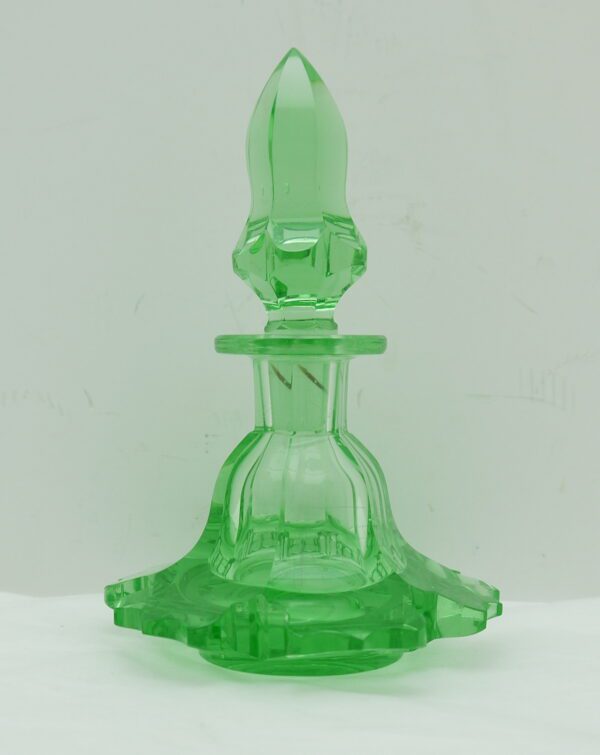 Flacon à parfum en verre urane – Image 2