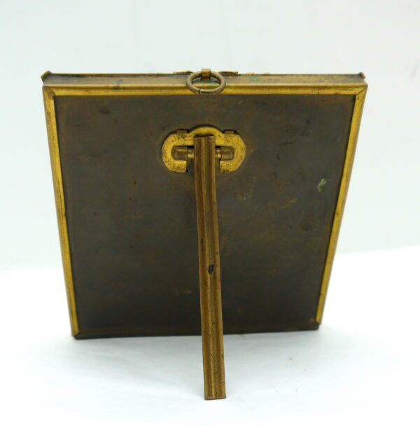 Cadre Napoléon III Bronze et émail bleu – Image 3