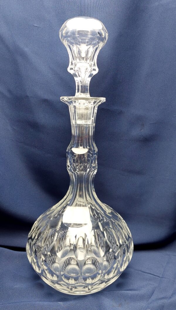 Carafe 35 cm cristal clair Prince de Galles Val Saint Lambert – Image 3