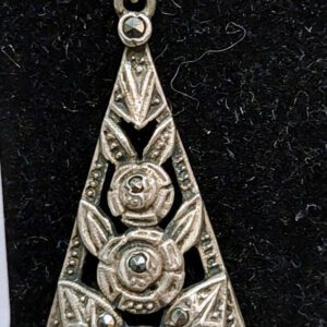 Pendentif argent et marcassites