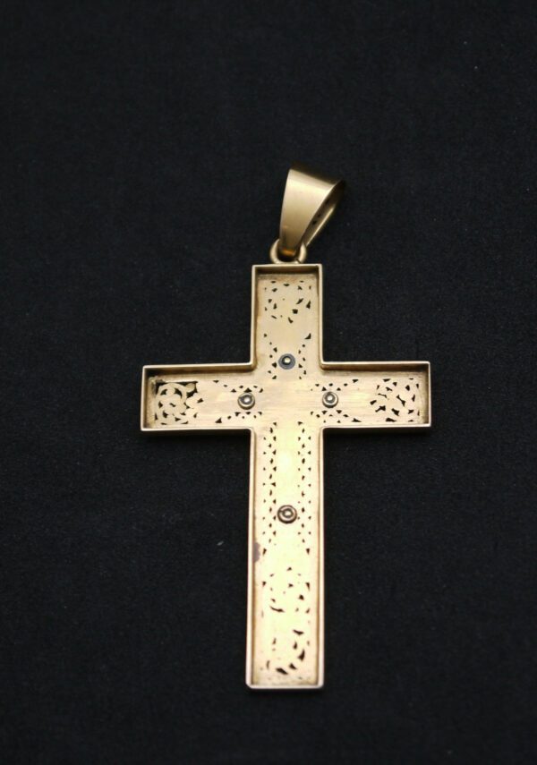 Croix en or et perles – Image 3