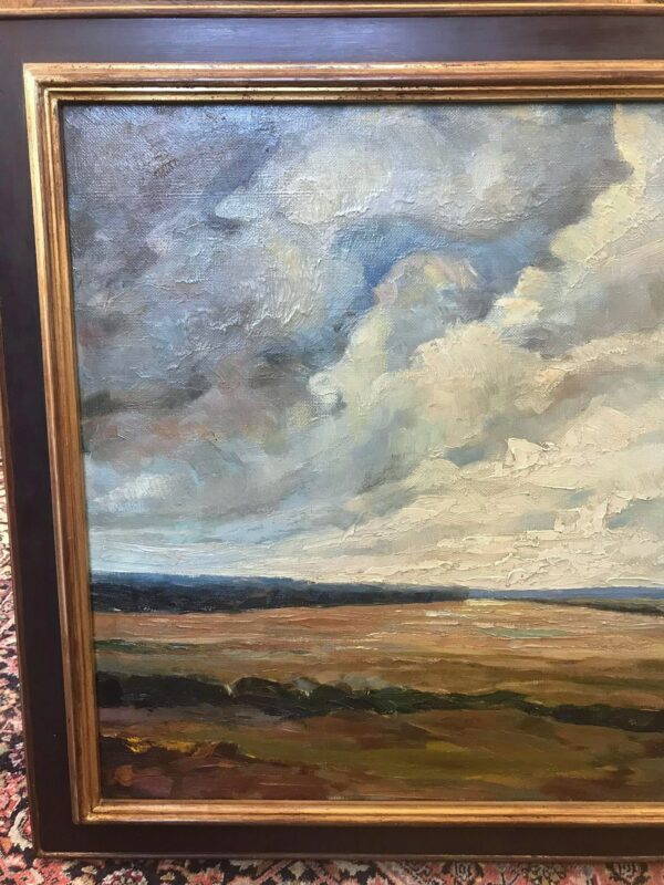 Bisschops Joseph (1901-1978) Huile sur toile "Fagnes" – Image 2