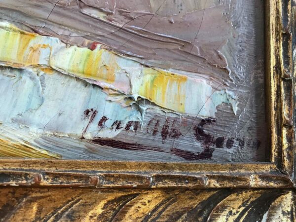 GOORIS JEAN ALBERT  Huile sur toile nature morte – Image 6