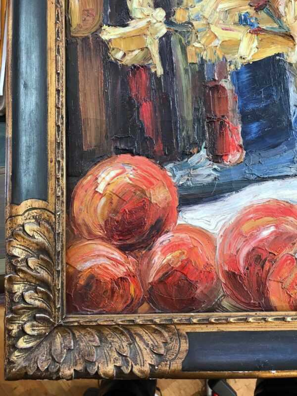 GOORIS JEAN ALBERT  Huile sur toile nature morte – Image 3