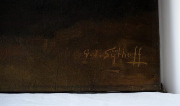 Sijthoff Gisbertus Jan Huile sur toile – Image 3
