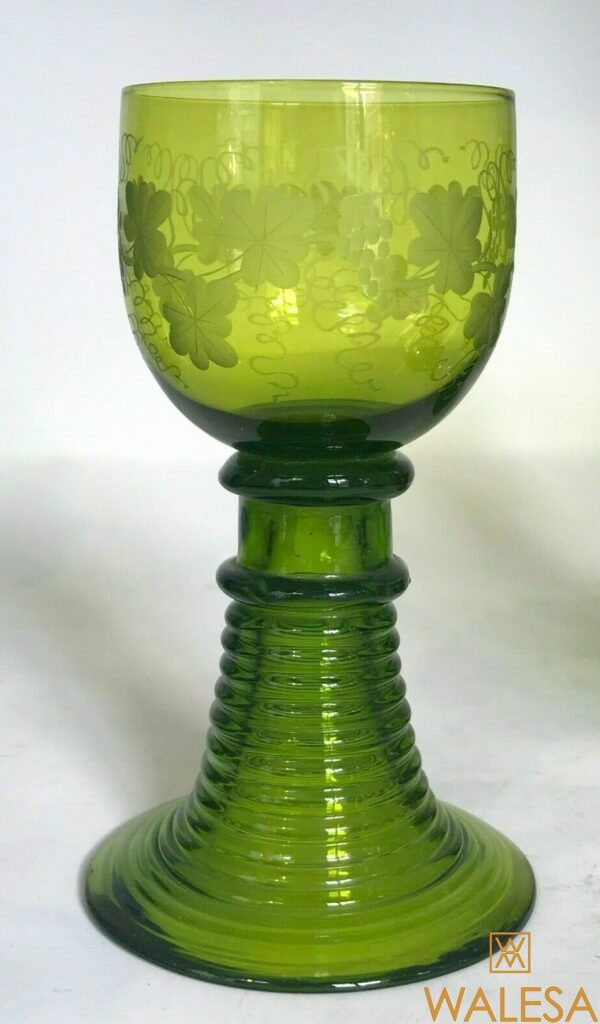 Cristal de Bohême 6 Roemers fin XIXème – Image 3
