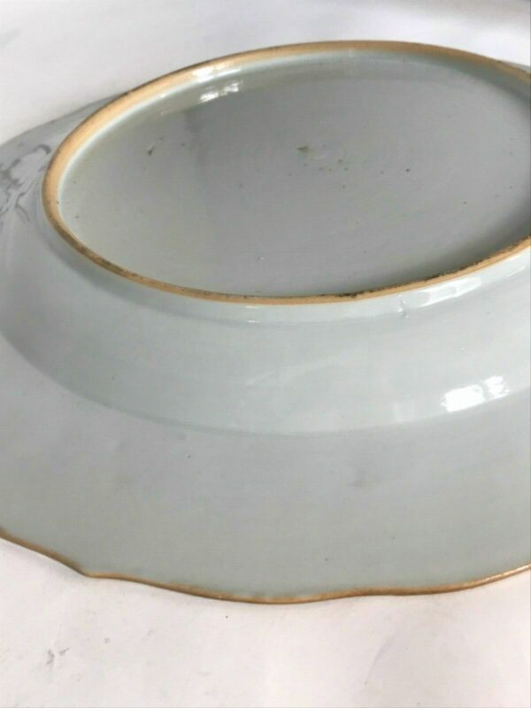 Grande assiette porcelaine Chine XVIIIe – Image 3