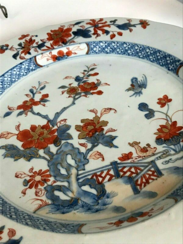Grande assiette porcelaine Chine XVIIIe – Image 2