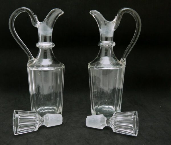Huilier et vinaigrier Empire en argent – Image 7