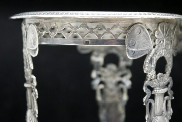 Huilier et vinaigrier Empire en argent – Image 4