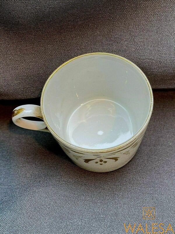 Tasse et soucoupe Style Empire porcelaine de Paris II – Image 5
