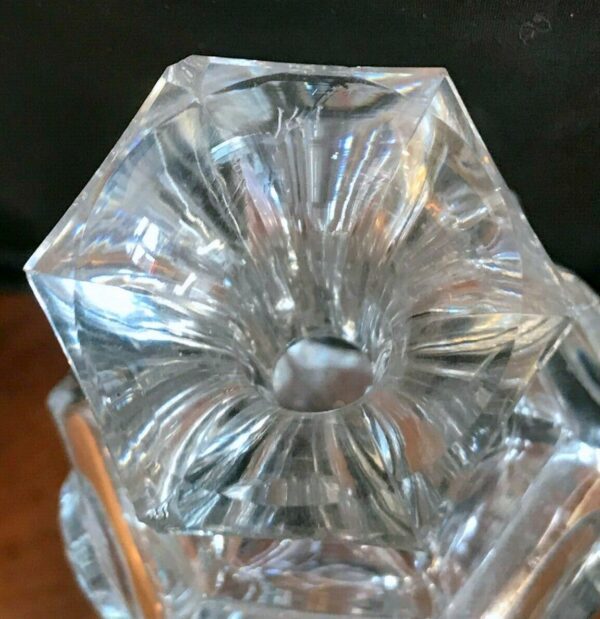petite carafe fin XIXe et son bouchon d'origine – Image 3