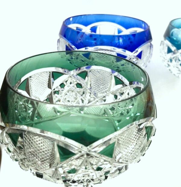 6 verres en cristal Val Saint Lambert – Image 8