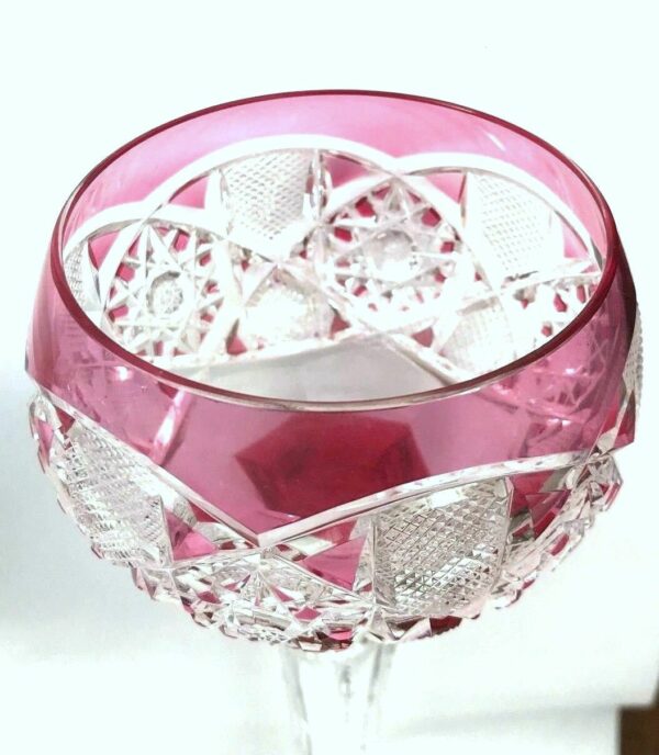 6 verres en cristal Val Saint Lambert – Image 7
