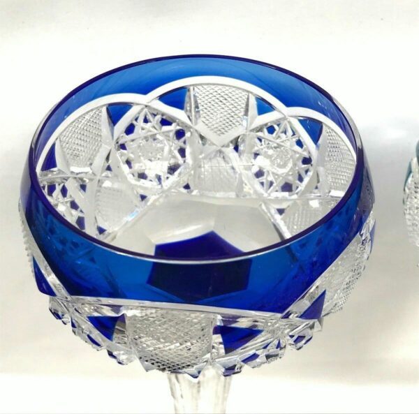 6 verres en cristal Val Saint Lambert – Image 9