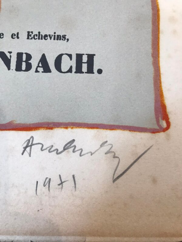 ALECHINSKY Pierre Lithographie – Image 3