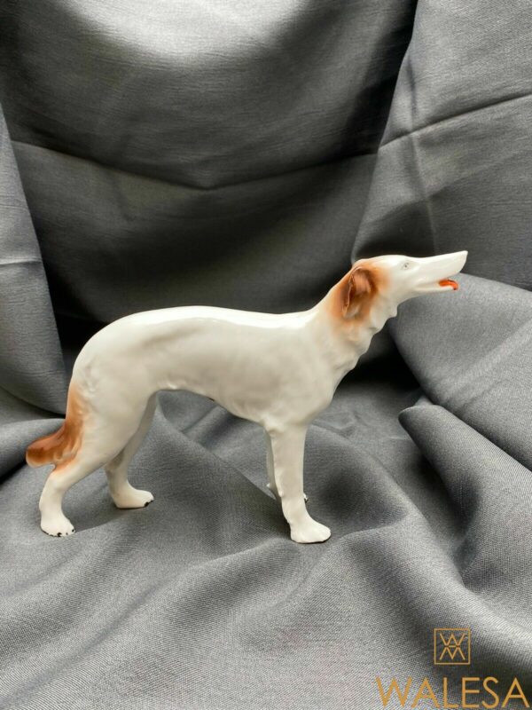 Chien en porcelaine vers 1900 – Image 2