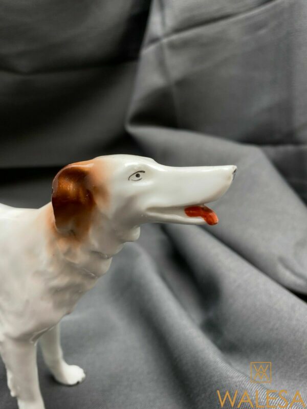 Chien en porcelaine vers 1900 – Image 4