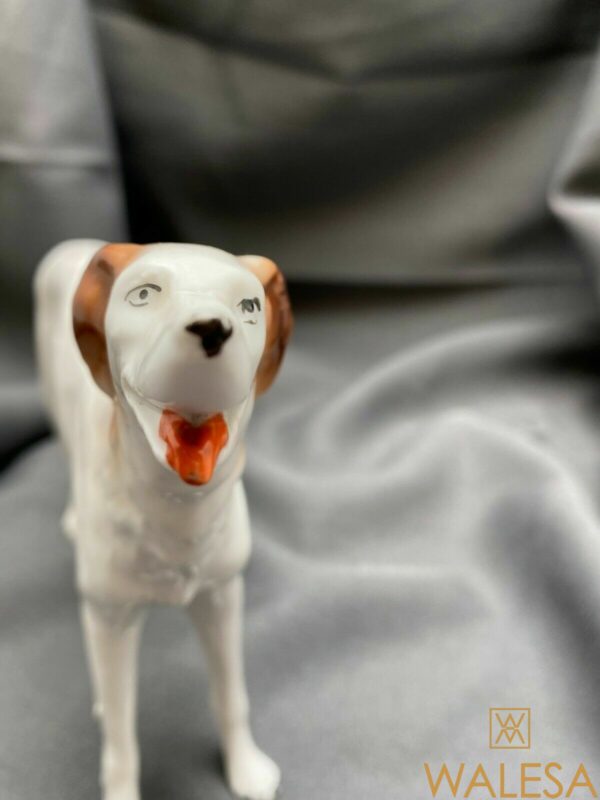 Chien en porcelaine vers 1900 – Image 5