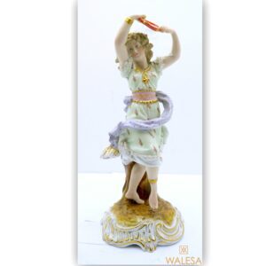 Statuette Gitane Porcelaine de Plaue Thuringe Schierholz 19ème