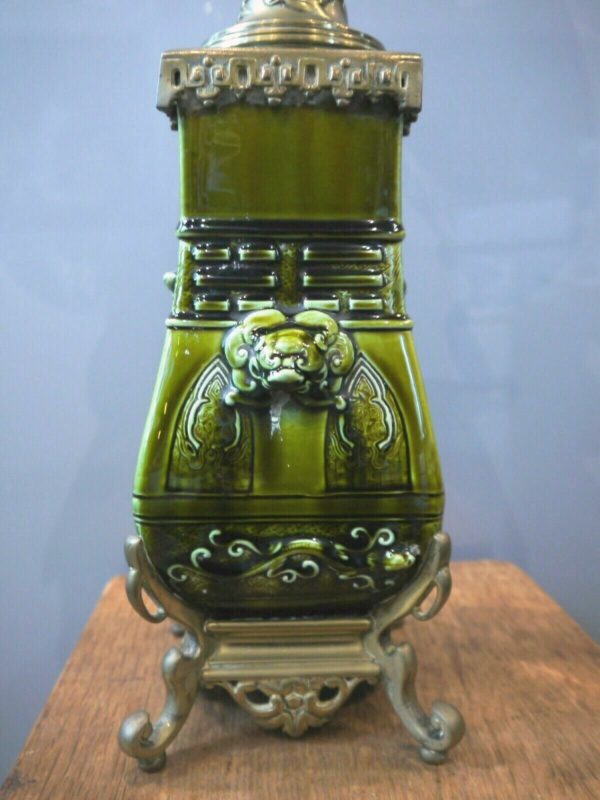 Lampe à huile Céramique et Bronze - XIXéme – Image 5
