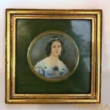 Miniature "Portrait d'une dame de qualité"