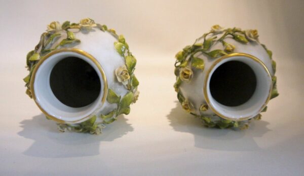 Paire de vases C. G. Schierholz & Sohn Porzellanmanufaktur Plaue – Image 9
