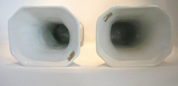 Paire de vases cornets Delft bleu - marqués AK – Image 5