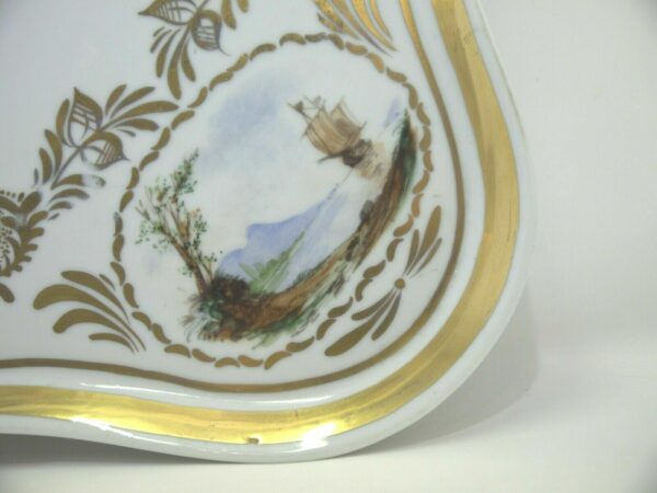 Plateau en porcelaine de Paris XIXème – Image 5