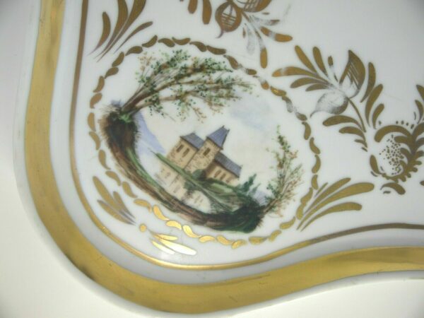 Plateau en porcelaine de Paris XIXème – Image 3