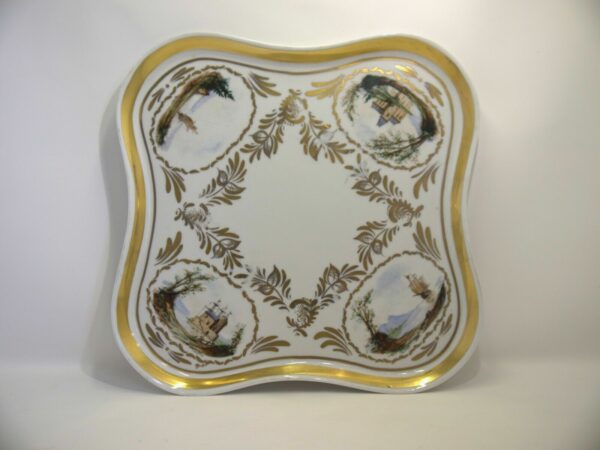 Plateau en porcelaine de Paris XIXème – Image 2