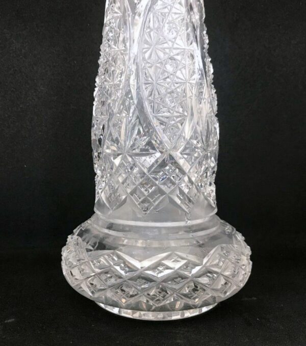 VASE taille riche - Cristal VAL SAINT LAMBERT - Liège – Image 4