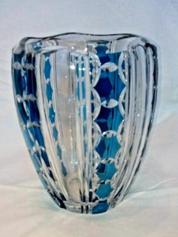 Vase art déco Val Saint Lambert création Joseph Simon – Image 2