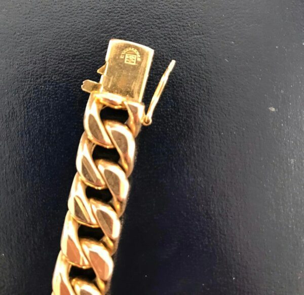 Bracelet chaîne en plaqué or de marque Excellence – Image 3
