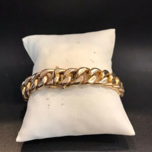 Bracelet chaîne en plaqué or de marque Excellence