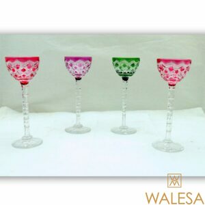 verre à liqueur cristal doublé Val Saint Lambert 13cm